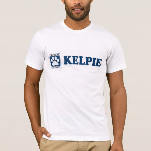 Camiseta Azul do Kelpie