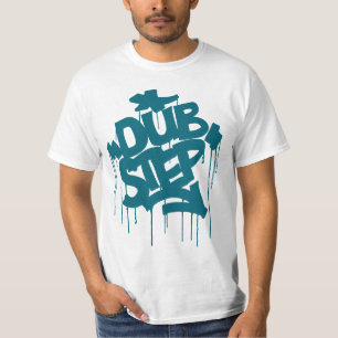 Camiseta Azul do recife de Dubstep FatCap