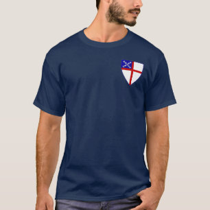 Camiseta Azul do t-shirt da manutenção programada com