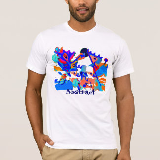 camiseta azul dos alces, abstrato