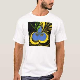 Camiseta Azul Dourado