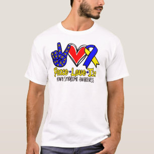 Camiseta Azul e Síndrome de Abaixo Amarelo Sensibilizaçã