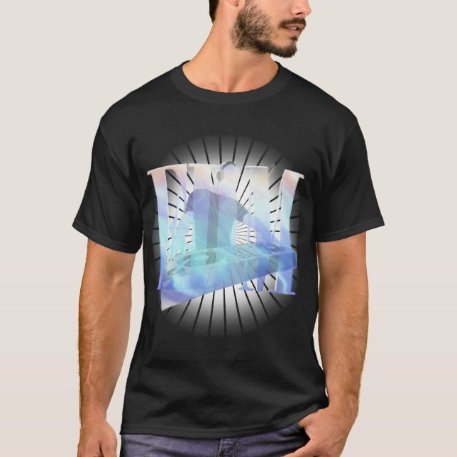 CAMISETA AZUL ELÉTRICO EDM (Frente)
