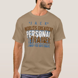 Camiseta AZUL engraçado do grande instrutor pessoal A7 TAN