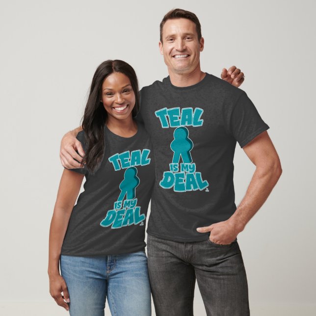 Camiseta Azul Escolha Épica Peça Jogo (Unissex)