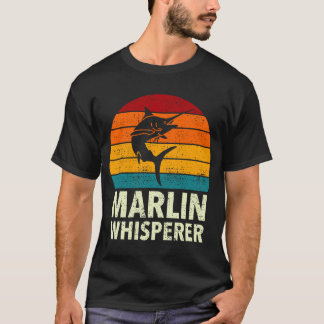 Camiseta Azul Espadarte Marlin Whperer Pesca marítima