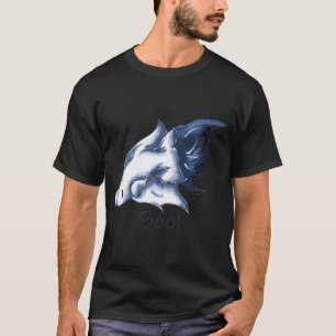 Camiseta Azul Fantasmagórico (Com Texto)