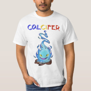 Camiseta Azul-fogo-calcifer