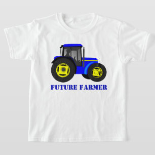 Camiseta Azul futuro do fazendeiro