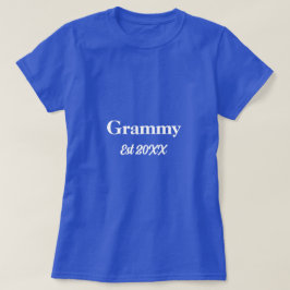 Camiseta Azul Grammy Est 20XX Feminina
