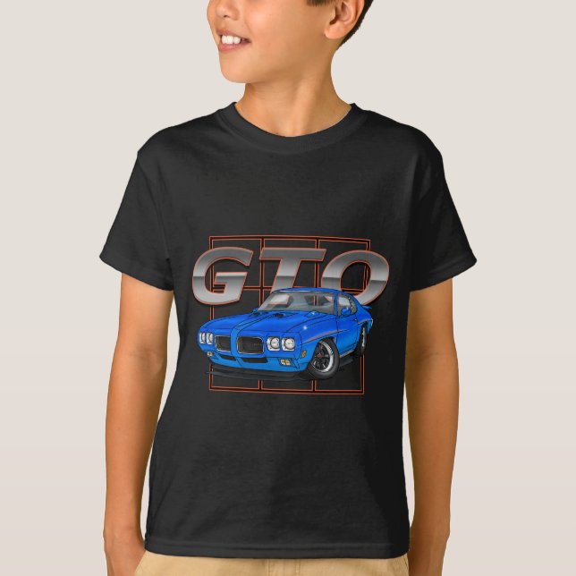 Camiseta Azul GTO 1970 (Frente)