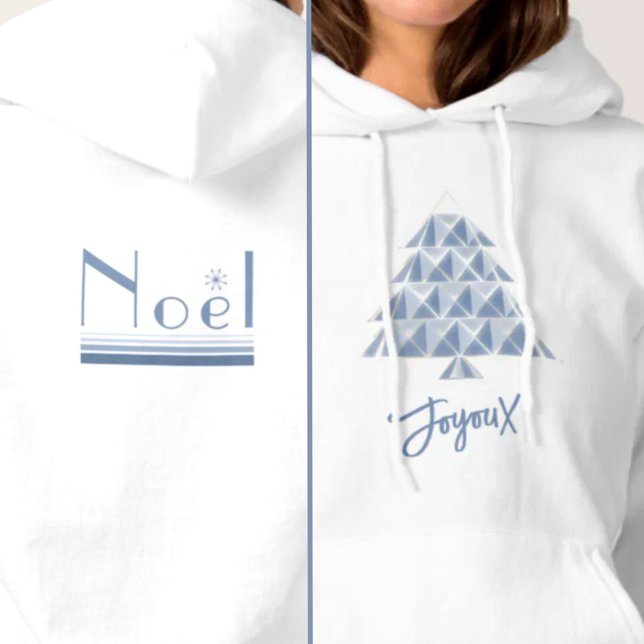 Camiseta Azul Joyoux Noel Christmas (Criador carregado)