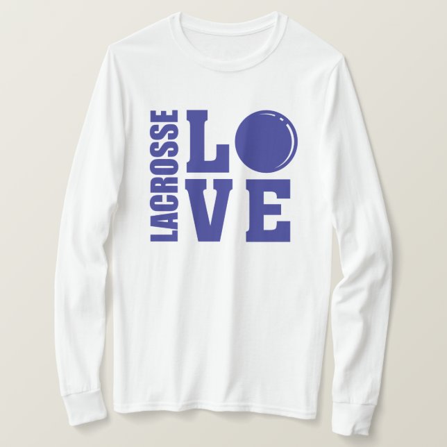Camiseta Azul Lacrosse (Frente do Design)