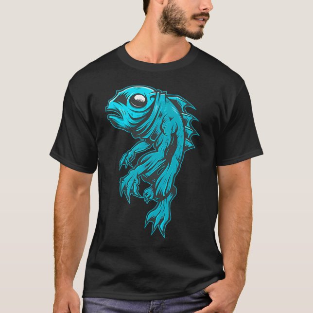 Camiseta Azul Laguna (Frente)