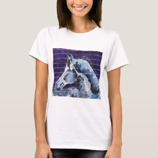 Camiseta Azul, Logan Blue Line quadrado