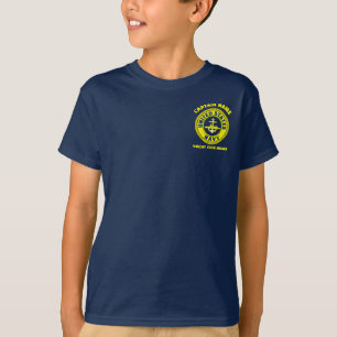 Camiseta Azul marinho Anchor navio-comandante, no Verão