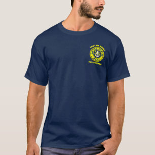 Camiseta Azul marinho Anchor navio-comandante, no Verão