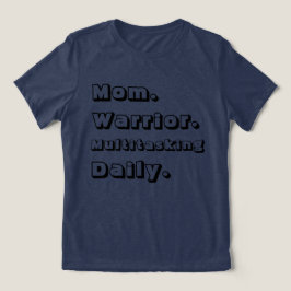 Camiseta Azul Marinho Diária Multitarefa Personali