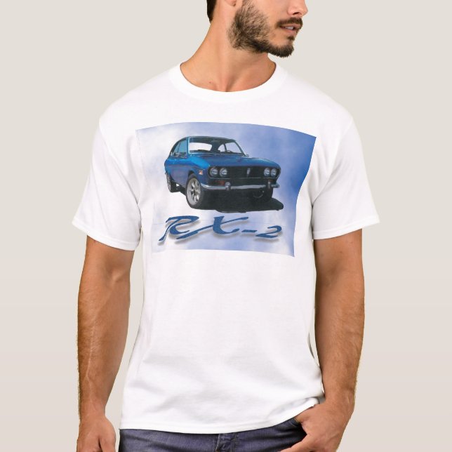 Camiseta Azul Mazda Rx-2 (Frente)