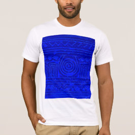 Camiseta Azul Mesopotâmico Sumeriano Antigo