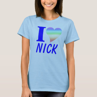 Camiseta Azul mim coração Nick
