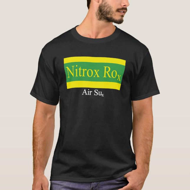 Camiseta Azul Nitrox Rox Dark (Frente)