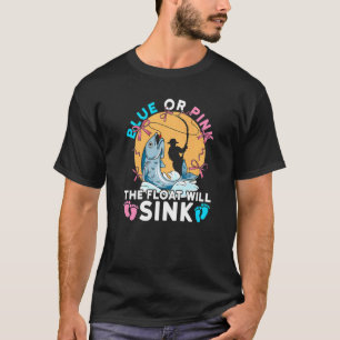 Camiseta Azul ou Rosa - A bóia vai afundar Citação para Pes