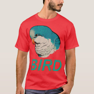 Camiseta Azul-papagaio-do-quaker