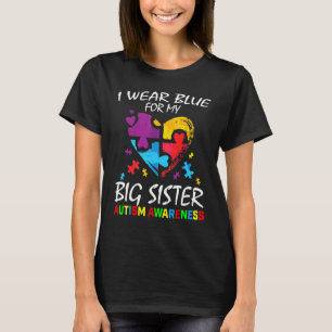 Camiseta Azul Para Crianças Familiares De Consciencializaçã