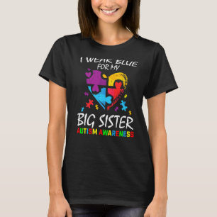 Camiseta Azul Para Crianças Familiares De Consciencializaçã