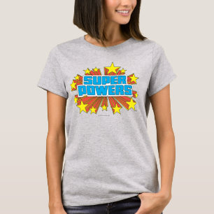 Camiseta Azul para logotipo Super Powers™