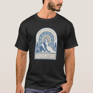 Camiseta Azul Parque Nacional de Yellowstone Wyoming Montan