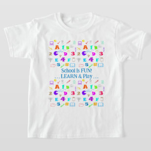Camiseta Azul Personalizado, Crianças Divertidas Artigos Co