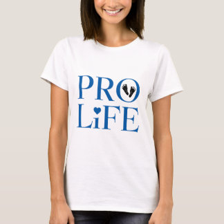 Camiseta Azul Pro Life