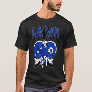 Camiseta Azul Raio 5s para combinar com o Perdedor Lover He