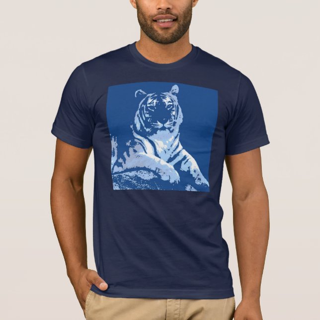 Camiseta Azul-Tigre (Frente)