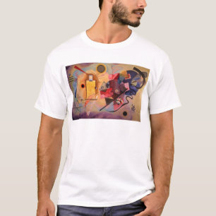 Camiseta Azul vermelho-amarelo