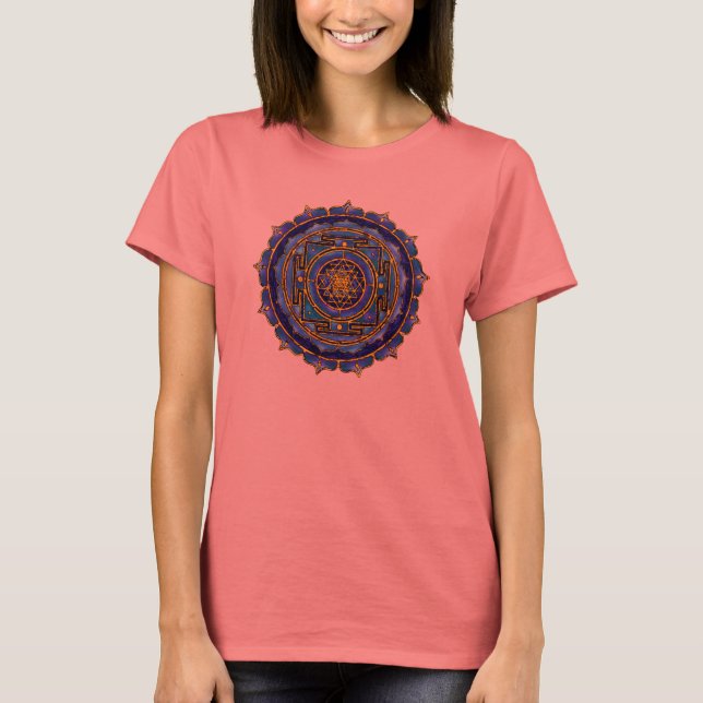 Camiseta Azul Yantra (Frente)