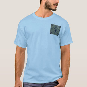 Camiseta Azulejo Azul Delft - Vaso com Flores e Buquê