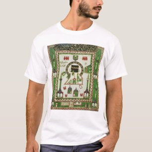 Camiseta Azulejo com uma representação da Meca