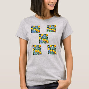 Camiseta Azulejo de Limão Mediterrâneo