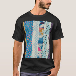 Camiseta Azulejo de Patchwork (Design de padrões)