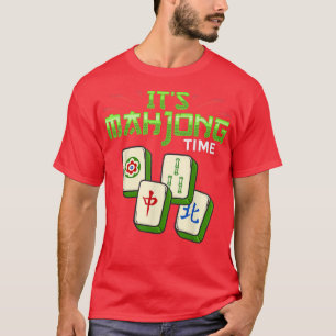 Camiseta Azulejo do jogador online Mahjong Game Mah Jongg