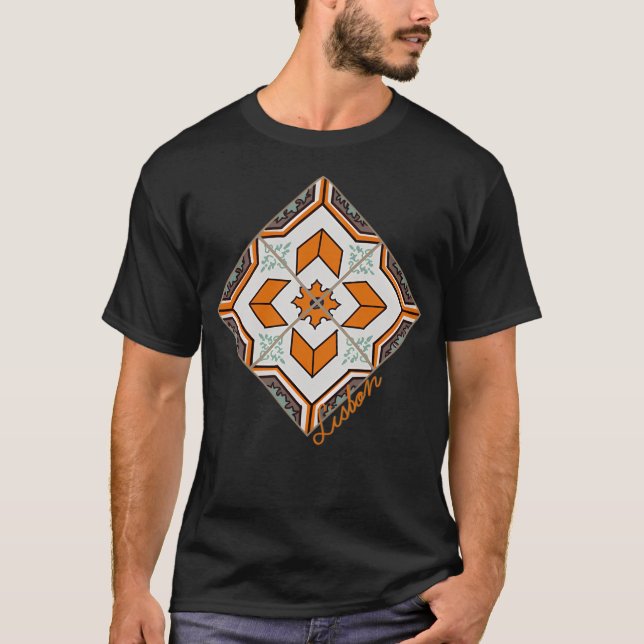Camiseta Azulejo Português - Lisboa (Frente)