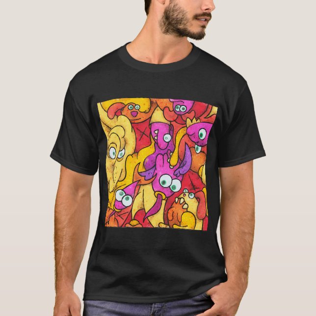 Camiseta Azulejos Coloridos #27A (Frente)