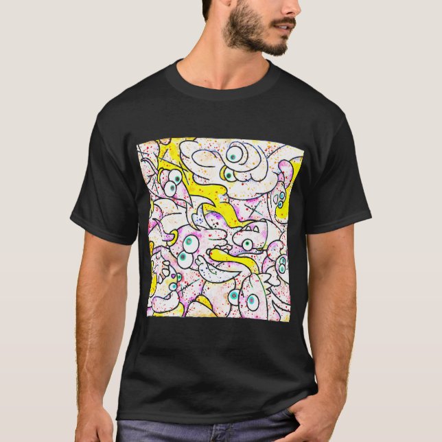 Camiseta Azulejos Coloridos #27B (Frente)