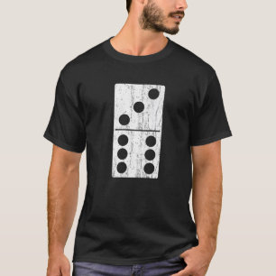 Camiseta Azulejos do Grupo de Combinação de Domino Hallow