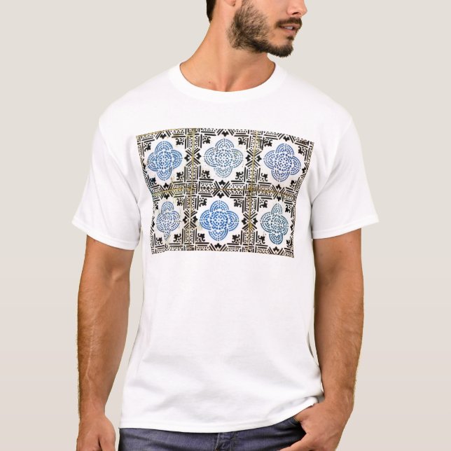 Camiseta Azulejos, Portuguese Tiles (Frente)