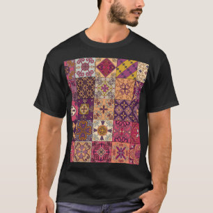 Camiseta Azulejos portugueses: padrão do estilo talavera.