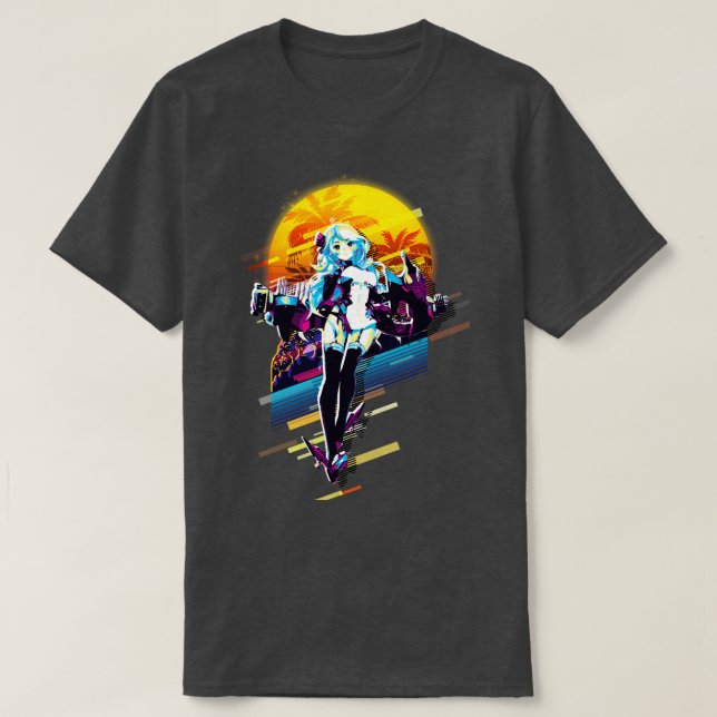 Camiseta Azur Lane Brooklyn (Frente do Design)